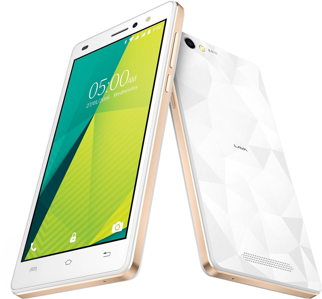 Lava X11 4G (White-Gold) - Triveni World