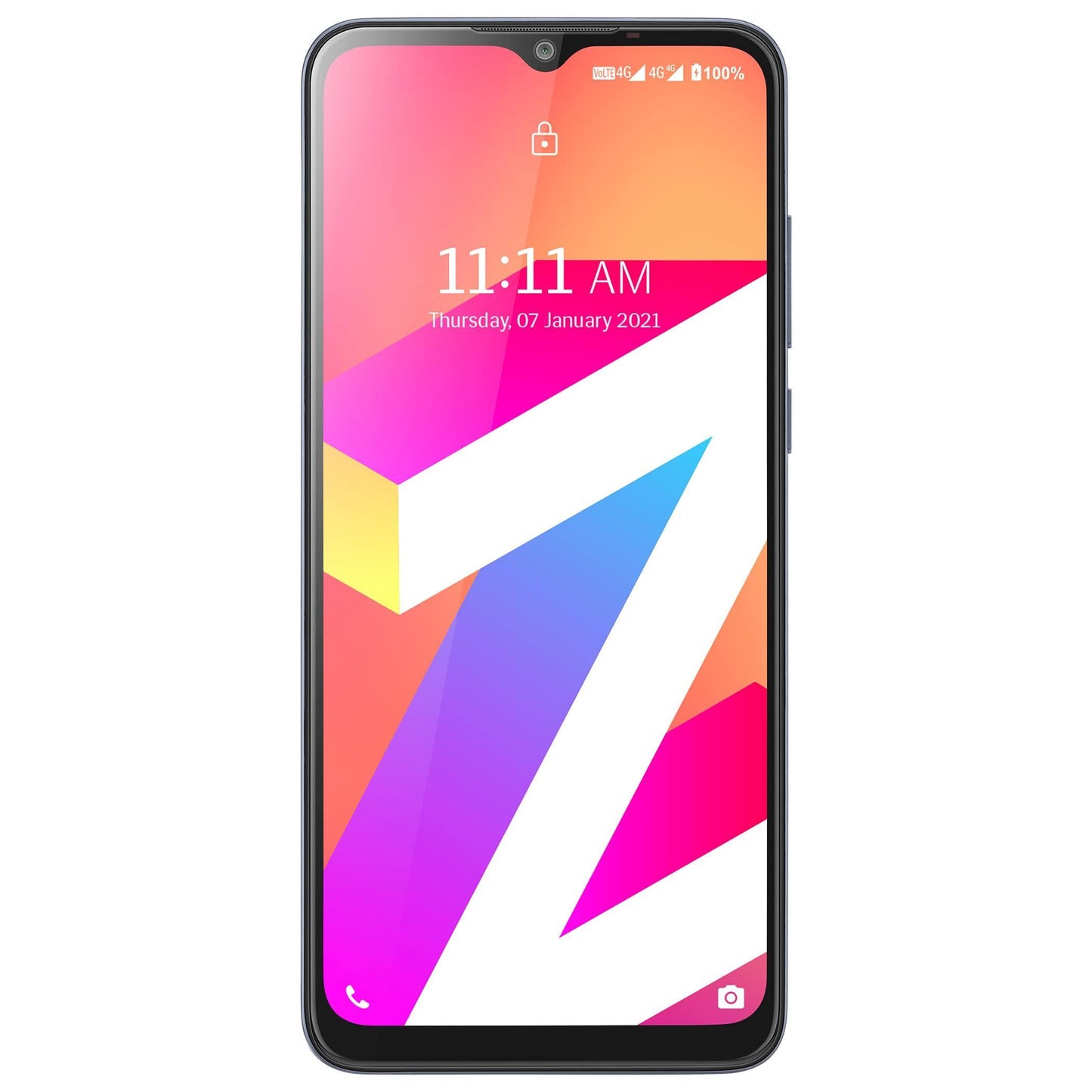 Lava Z3 Striped Blue (3GB RAM, 32GB Storage) - Triveni World