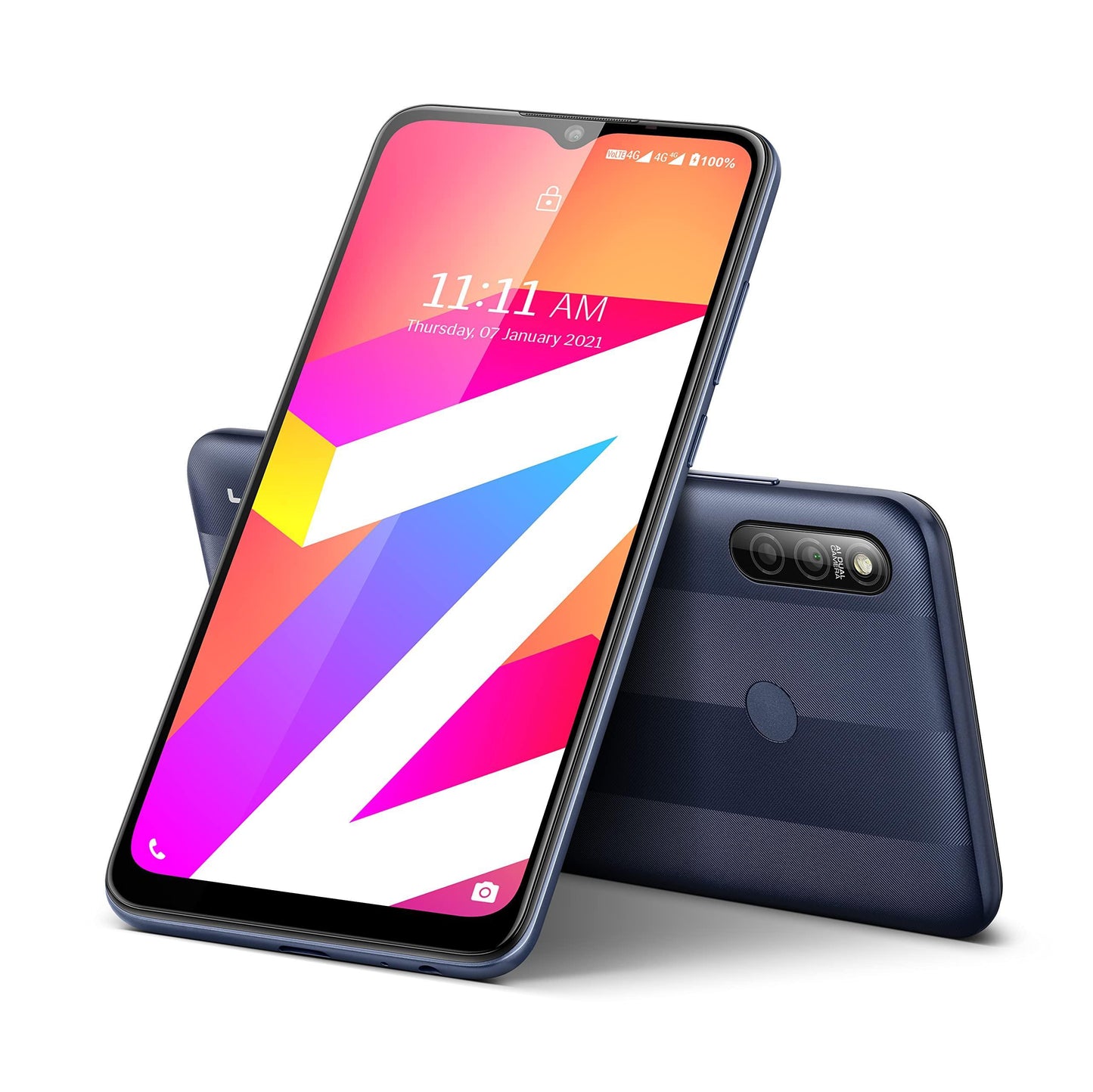 Lava Z3 Striped Blue (3GB RAM, 32GB Storage) - Triveni World