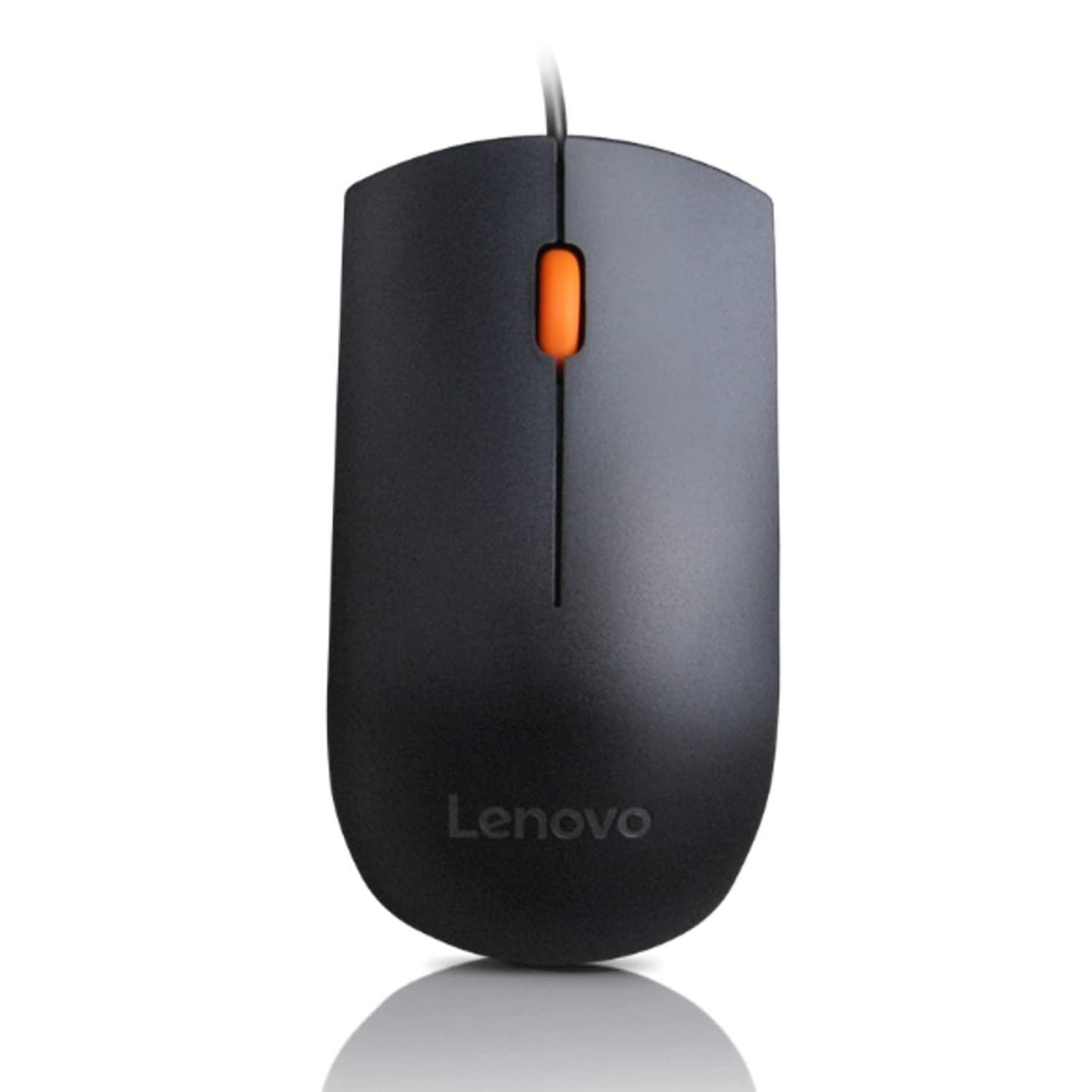 Lenovo 300 Wired Plug & Play USB Mouse, High resolution 1600 DPI Optical Sensor, 3-button design with clickable scroll wheel, Ambidextrous, Ergonomic mouse for comfortable all-day Grip (GX30M39704) - Triveni World