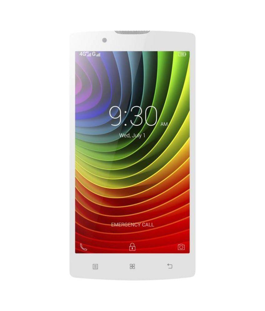 Lenovo A2010 8GB 1GB RAM White refurbished - Triveni World