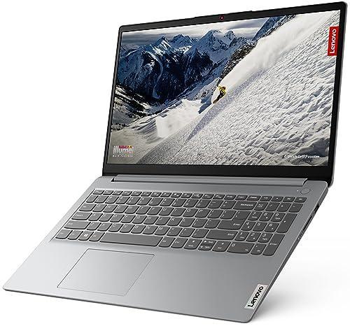 Lenovo IdeaPad 1 AMD Ryzen 5 5500U 15.6" (39.62cm) FHD Thin & Light Laptop (8GB/512GB SSD/Windows 11/Office 2021/Backlit Keyboard/1Yr Warranty + 1 Yr ADP/Grey/1.6Kg), 82R400BGIN - Triveni World