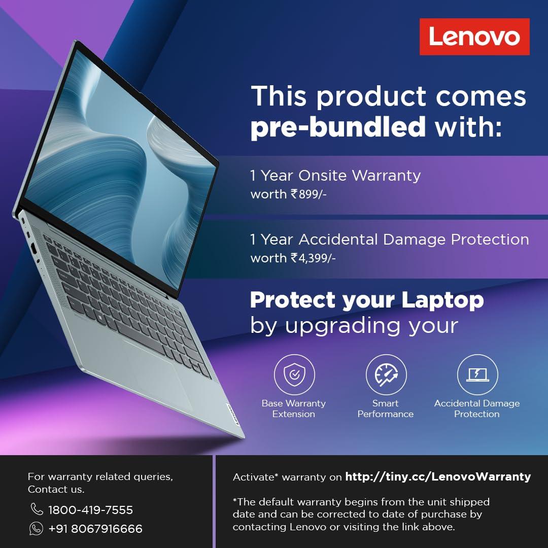 Lenovo IdeaPad 1 Intel Core Celeron N4020 14" HD Thin and Light Laptop (4GB/256GB SDD/Windows 11 Home/1Yr ADP Free/Cloud Grey/1.3Kg), 82V6005CIN - Triveni World