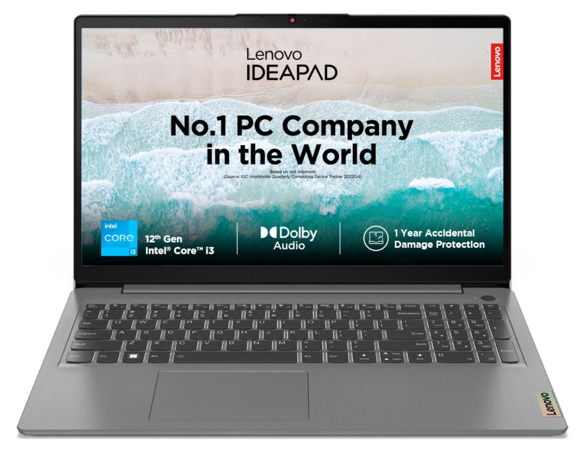 Lenovo IdeaPad Slim 3 Intel Core i3 12th Gen 15.6 inch (39.62cm) FHD Thin & Light Laptop (8GB/512GB SSD/Windows 11/Office 2021/3months Game Pass/Arctic Grey/1.63Kg), 82RK00VWIN - Triveni World