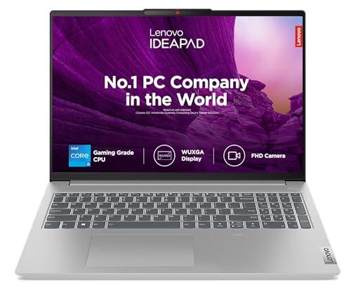 Lenovo IdeaPad Slim 5 12th Gen Intel Core i5 12450H 16" (40.6cm) WUXGA+ IPS Laptop (16GB/512GB SSD/Win 11/Office 2021/Backlit KB/FHD Camera/Alexa/3 Month Game Pass/Cloud Grey/1.89Kg), 83BG000PIN - Triveni World