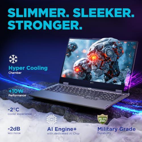 Lenovo LOQ 2024 12th Gen Intel Core i5-12450HX 15.6" (39.6cm) 144Hz 300Nits FHD IPS Gaming Laptop (16GB/512GB SSD/NVIDIA RTX 3050 6GB Graphics/Win 11/Non-MSO/3 Mon. Game Pass/Grey/2.4Kg), 83GS003NIN - Triveni World