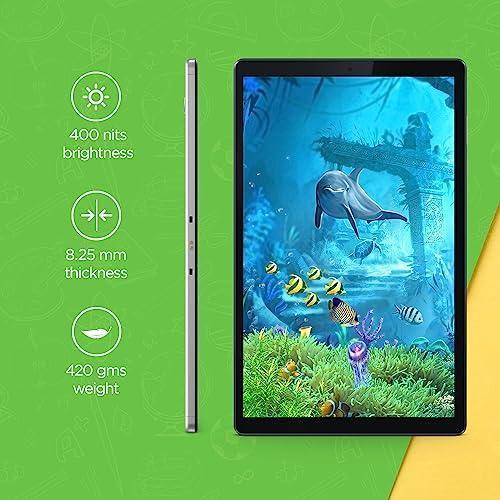 Lenovo Tab M10 HD 2nd Gen (10.1 inch(25cm), 2 GB, 32 GB, Wi-Fi+4G LTE), Platinum Grey with Metallic Body and Octa Core Processor - Triveni World