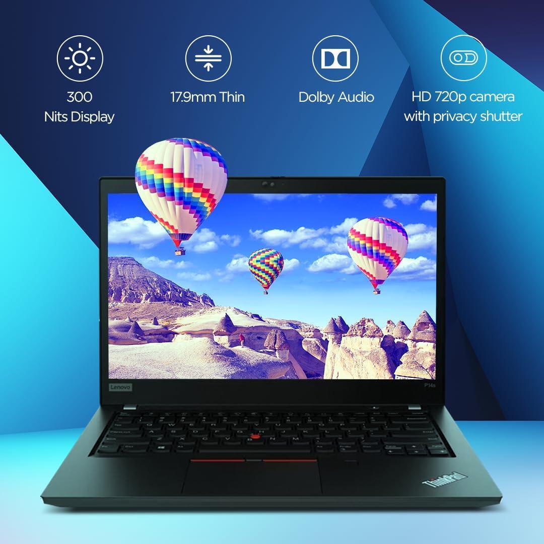 Lenovo ThinkPad P14s Mobile Workstation 11th Gen Intel Core i7 14-inch FHD IPS 300nits Laptop (16GB RAM/512GB SSD/Windows 11 Pro/NVIDIA T500 4GB/Backlit/Black/3Y Premier Support/1.469Kg),20VXS0G400 - Triveni World