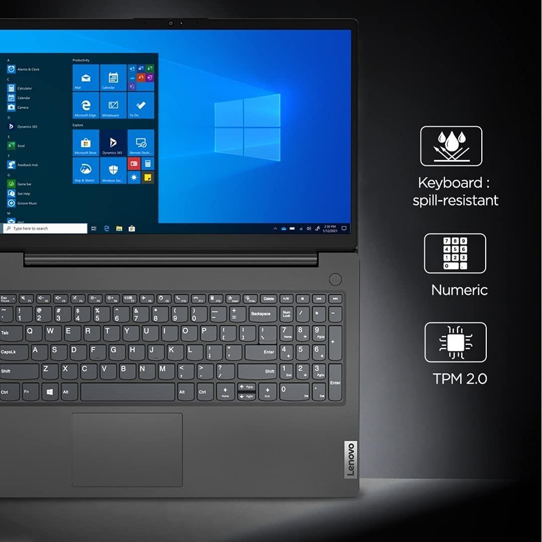 Lenovo V15 Intel Core i5 11th Gen 15.6" (39.62 cm) FHD Thin and Light Laptop (8GB RAM/512GB SSD/Windows 10/MS Office/Black/1.7 kg), 82KB00F0IN - Triveni World