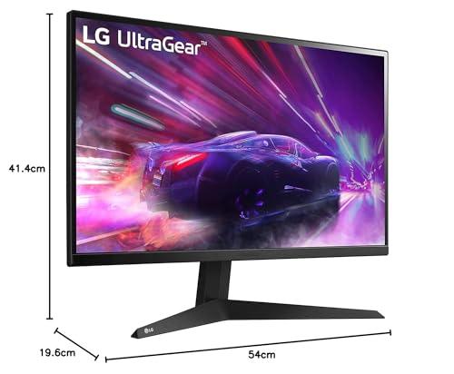 LG Ultragear Gaming 24 Inch (60.3 Cm) Full HD (1920 x 1080) Pixels LCD Monitor 165Hz, 1ms, Freesync Premium, HDMI x 2, Display Port, HP Out, Reader Mode, VA, Flicker Safe - 24GQ50F (Black) - Triveni World