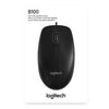 Logitech B100 Wired USB Mouse, 3 yr Warranty, 800 DPI Optical Tracking, Ambidextrous PC/Mac/Laptop - Black - Triveni World