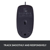 Logitech B100 Wired USB Mouse, 3 yr Warranty, 800 DPI Optical Tracking, Ambidextrous PC/Mac/Laptop - Black - Triveni World