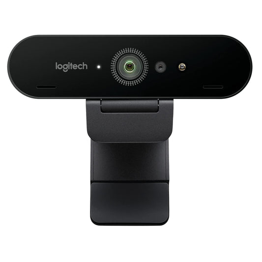 Logitech Brio 4K Ultra Hd Webcam Digital Zoom 5x with Right Light 3 with HDR, Black - Triveni World