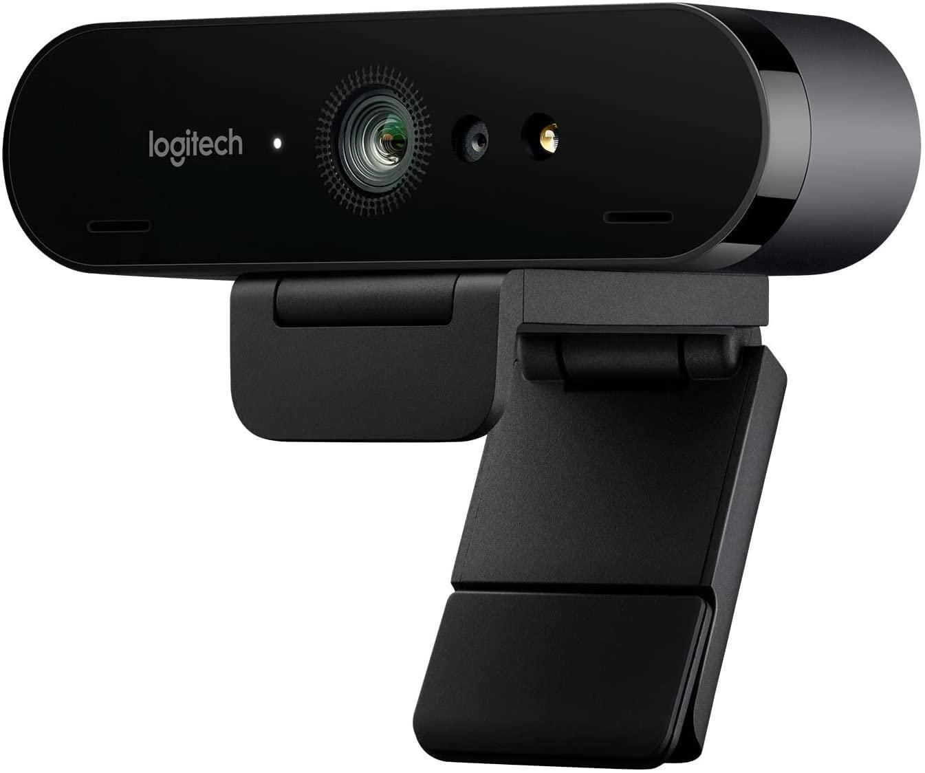 Logitech Brio 4K Ultra Hd Webcam Digital Zoom 5x with Right Light 3 with HDR, Black - Triveni World