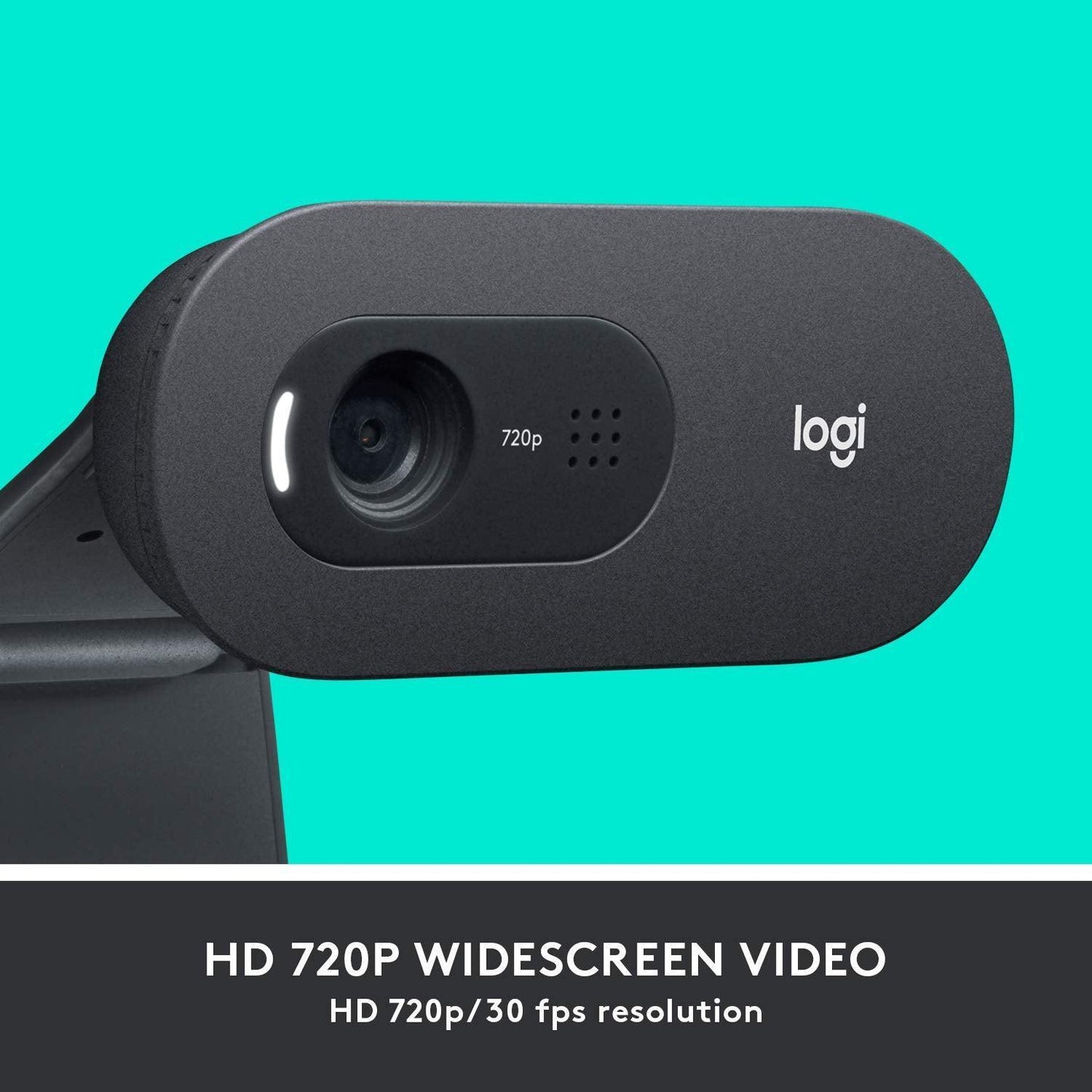 Logitech C505 HD Webcam - 720p HD External USB Camera for Desktop or Laptop with Long-Range Microphone, Compatible with PC or Mac - Triveni World