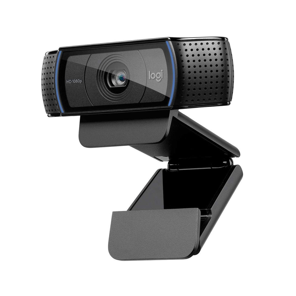 Logitech C920 HD Pro Webcam - 1080p, Optical, Full HD Streaming Camera for Widescreen Video Calling and Recording, Dual Microphones, Autofocus, Compatible with PC - Desktop Computer or Laptop - Black - Triveni World