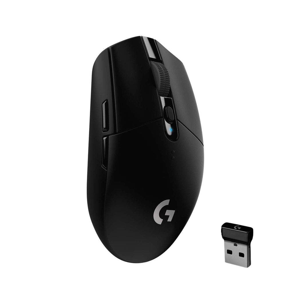 Logitech G304 Lightspeed Wireless Gaming Mouse, Hero Sensor, 12,000 DPI, Lightweight, 6 Programmable Buttons, 250h Battery Life, On-Board Memory, Compatible with PC/Mac - Black - Triveni World