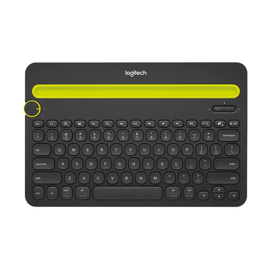 Logitech K480 Wireless Multi-Device Keyboard For Windows, Macos, Ipados, Android Or Chrome Os, Bluetooth, Compact, Compatible With Pc, Mac, Laptop, Smartphone, Tablet - Black - Triveni World