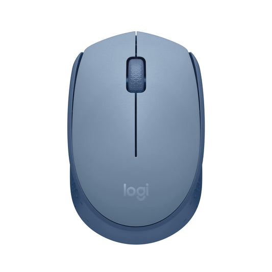 Logitech M171 Wireless Mouse for PC, Mac, Laptop, 2.4 GHz with USB Mini Receiver, Optical Tracking, 12-Months Battery Life, Ambidextrous - Grey - Triveni World