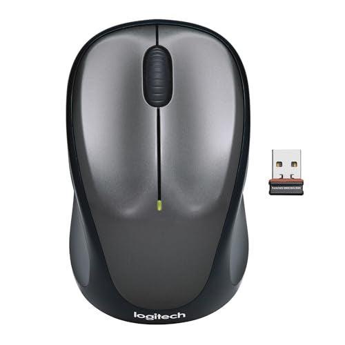 Logitech M235 Wireless Mouse, 1000 DPI Optical Tracking, 12 Month Life Battery, Compatible with Windows, Mac, Chromebook/PC/Laptop - Grey - Triveni World