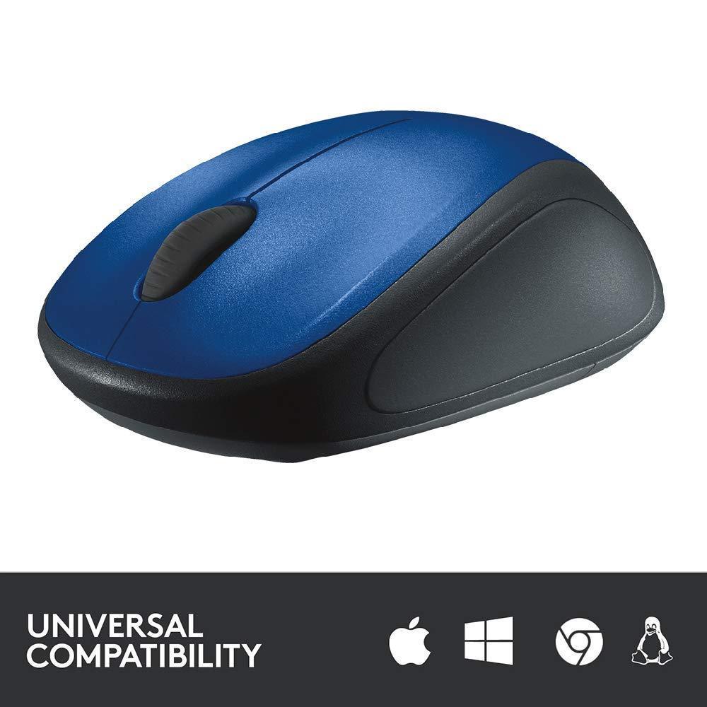 Logitech M235 Wireless Mouse, 1000 DPI Optical Tracking, 12 Month Life Battery, Compatible with Windows, Mac, Chromebook/PC/Laptop - Triveni World