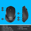 Logitech M331 Silent Plus Wireless Mouse, 2.4GHz with USB Nano Receiver, 1000 DPI Optical Tracking, 3 Buttons18 Month Battery Life, PC/Mac/Laptop - Black - Triveni World