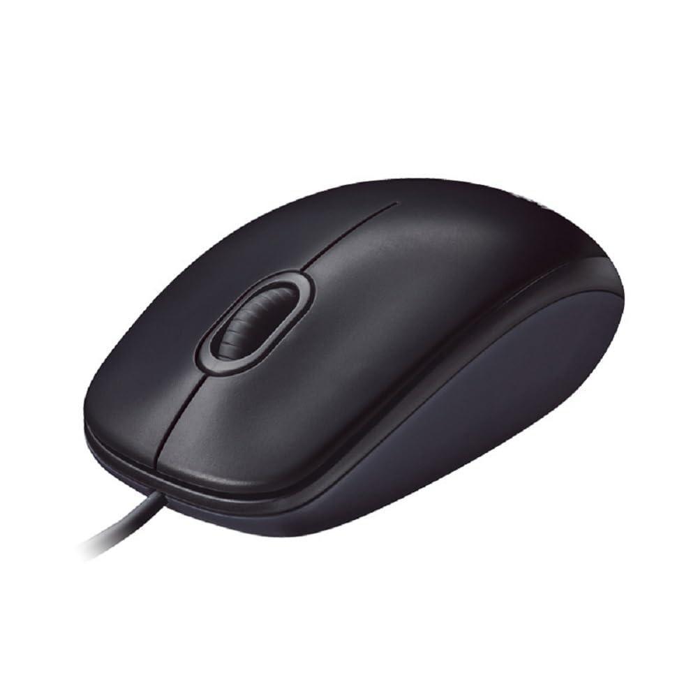 Logitech M90 Wired USB Mouse, 3 yr Warranty, 1000 DPI Optical Tracking, Ambidextrous PC/Mac/Laptop - Black - Triveni World