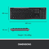 Logitech MK270r Wireless Keyboard and Mouse Combo for Windows, 2.4 GHz Wireless, Spill-resistant Design, 8 Multimedia & Shortcut Keys, 2-Year Battery Life, PC/Laptop- Black - Triveni World