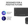 Logitech MK295 Silent Wireless Mouse & Keyboard Combo with SilentTouch Technology, Full Numpad, Advanced Optical Tracking, Lag-Free Wireless, 90% Less Noise - Black - Triveni World