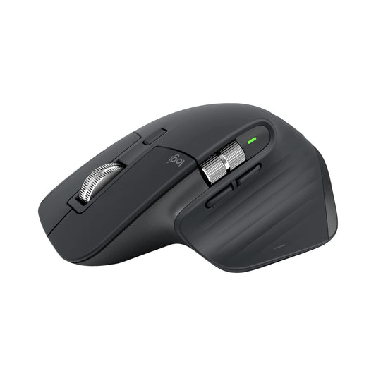 Logitech MX Master 3S - Wireless Performance Mouse with Ultra-Fast Scrolling, Ergo, 8K DPI, Track on Glass, Quiet Clicks, USB-C, Bluetooth, Windows, Linux, Chrome-Graphite - Triveni World