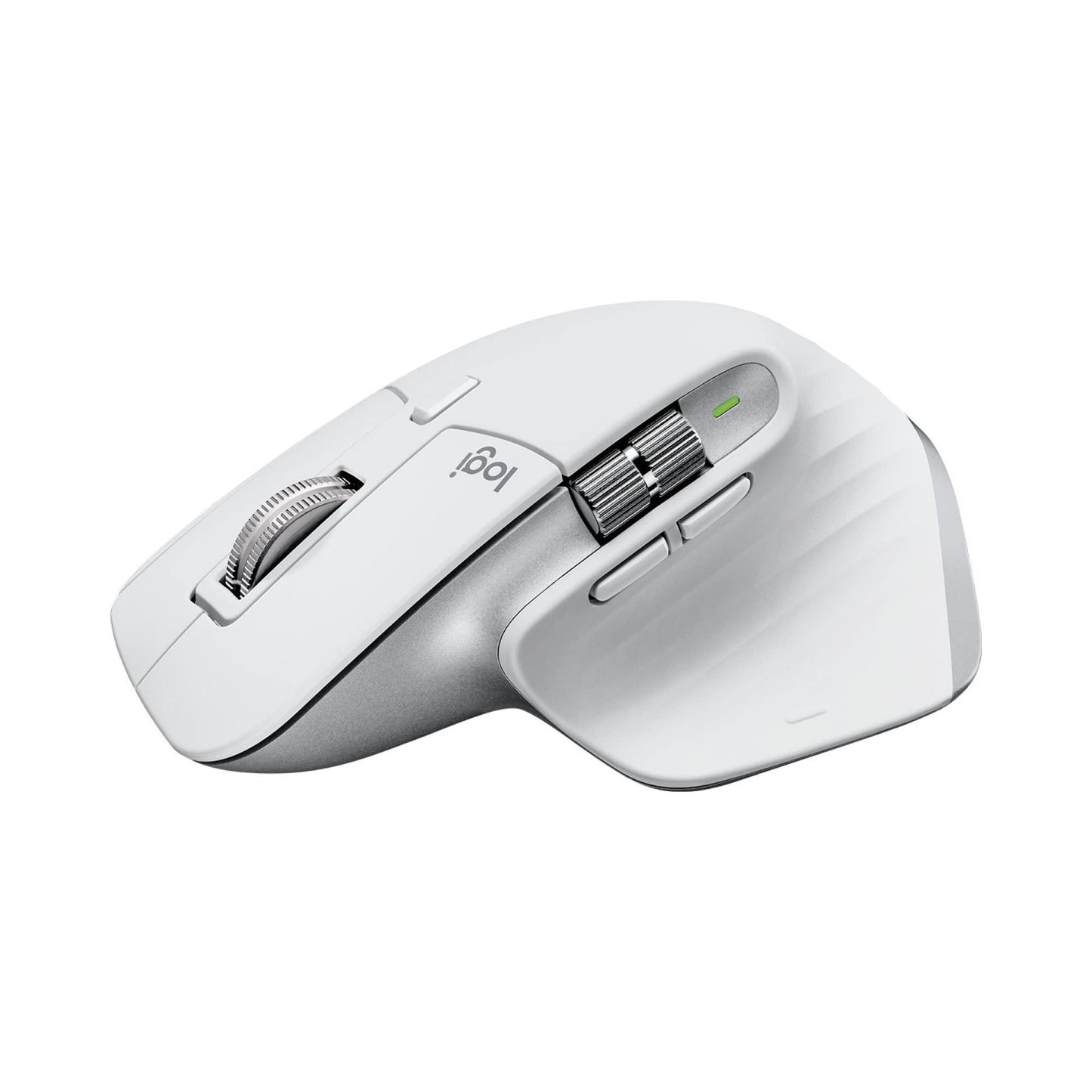 Logitech MX Master 3S - Wireless Performance Mouse with Ultra-Fast Scrolling, Ergo, 8K DPI, Track on Glass, Quiet Clicks, USB-C, Bluetooth, Windows, Linux, Chrome-Pale Grey - Triveni World