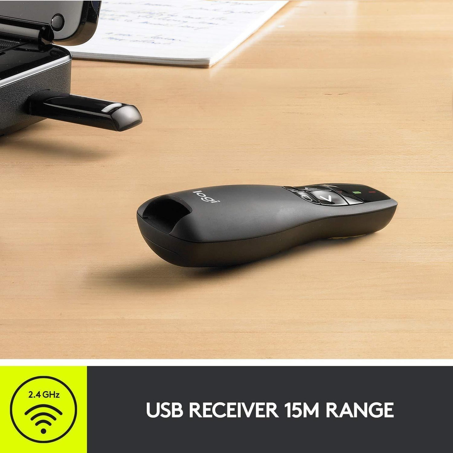 Logitech Wireless Presenter R400 (Black) - Triveni World