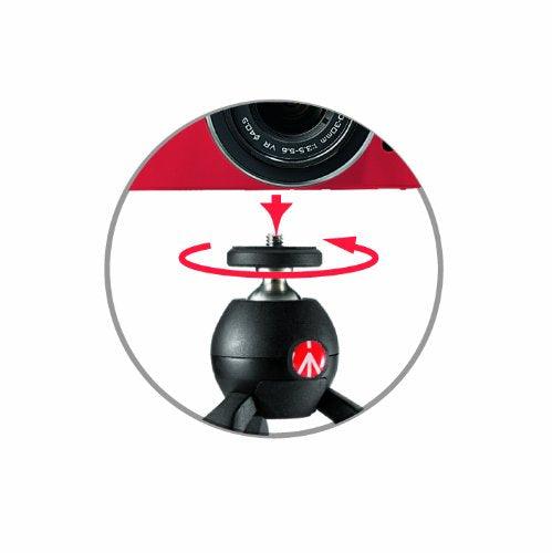 Manfrotto MTPIXI-B PIXI Mini Tripod (Black) - Triveni World