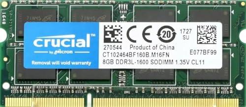 Micron Crucial 8Gb Single Ddr3/Ddr3L 1600 Mt/S (Pc3-12800) Unbuffered Sodimm 204-Pin Memory - Ct102464Bf160B - Triveni World