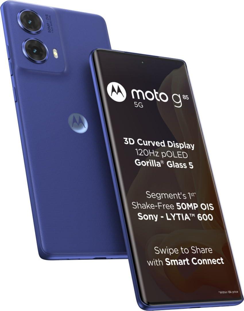 Moto G85 5G (128, Cobalt Blue, New) - Triveni World