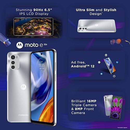 Motorola e32s (Misty Silver, 3GB RAM 32GB Storage) - Triveni World