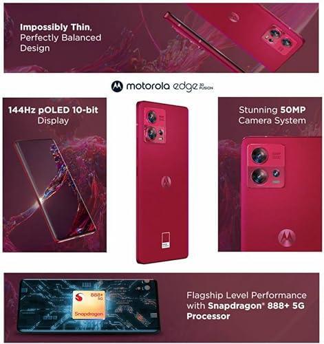 Motorola Edge 30 Fusion 5G (Viva Magenta, 8GB RAM, 128GB Storage) - Triveni World