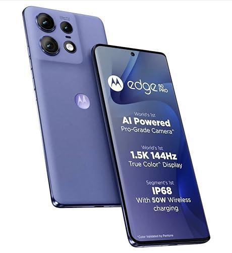 Motorola Edge 50 Pro 5G with 68W Charger (Luxe Lavender, 256 GB) (8 GB RAM) - Triveni World