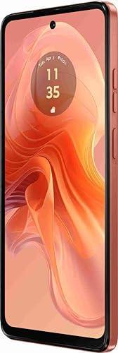 Motorola G04 4G (Sunrise Orange, 4GB RAM, 64GB Storage) | up to 8GB with RAM Boost | 6.6" Punch Hole Display | 16MP Rear Camera | 5MP Front Camera | IP 52 water-repellent design | 5000 mAh |Android 14 - Triveni World