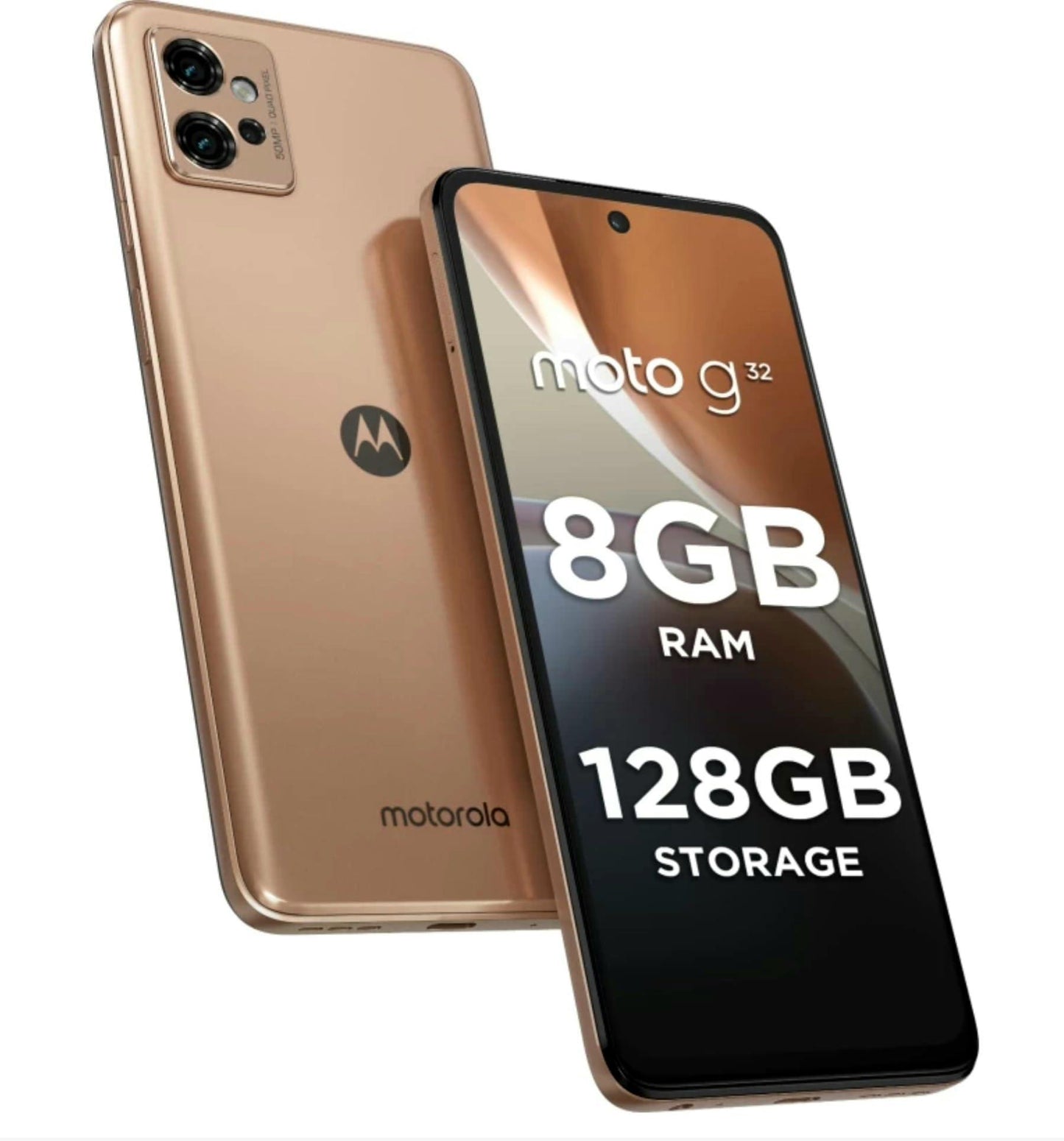 Motorola G32 (Rose Gold, 8GB RAM, 128GB Storage) - Triveni World