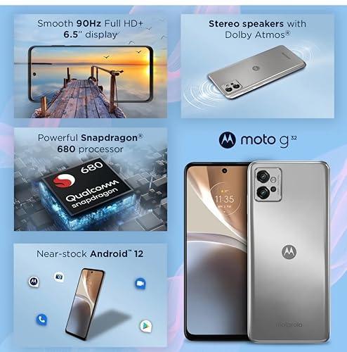 Motorola G32 (Satin Silver, 8GB RAM, 128GB Storage) - Triveni World