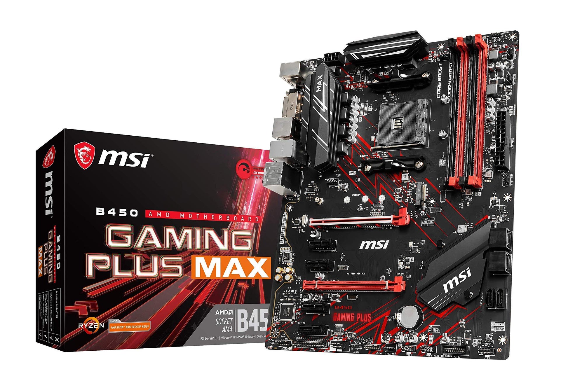 MSI B450 Gaming Plus MAXATX Gaming Motherboard Socket AM4 DDR4 - Triveni World