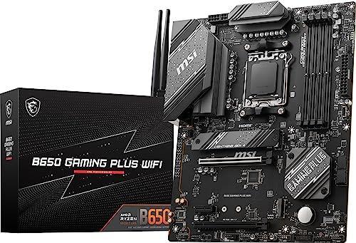 MSI B650 Gaming Plus WiFi Gaming Motherboard (AMD AM5, ATX, DDR5, PCIe 4.0, M.2, SATA 6Gb/s, USB 3.2 Gen 2, HDMI/DP, Wi-Fi 6E, Bluetooth 5.3, AMD Ryzen 7000 Series Desktop Processors) - Triveni World