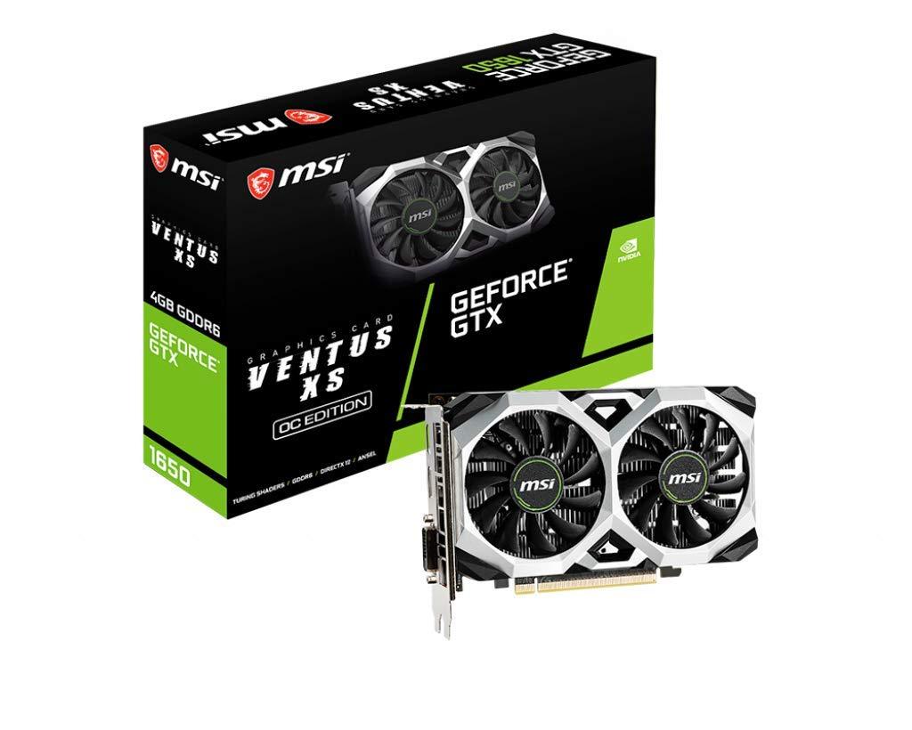 MSI Gaming gddr6 GeForce GTX 1650 pci_e_x16 128-Bit HDMI/DP/DVI 4GB GDRR6 HDCP Support DirectX 12 VR Ready OC Graphics Card (GTX 1650 D6 Ventus XS OC) - Triveni World