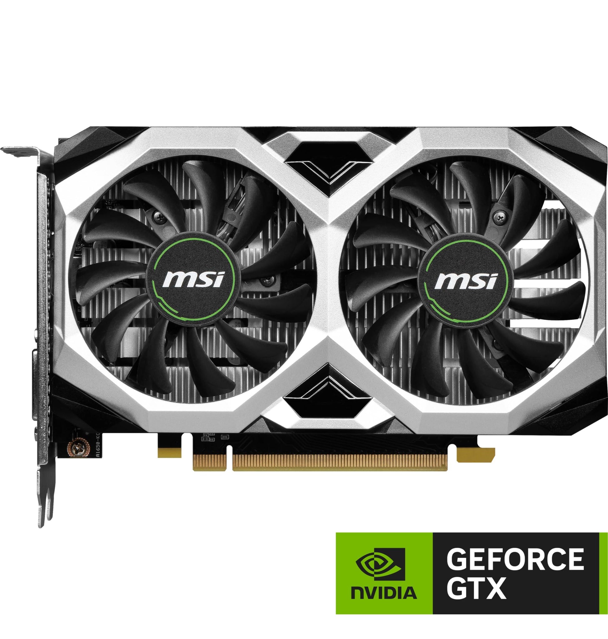 MSI Gaming GeForce GTX 1650 128-Bit HDMI/DP/DVI 4GB GDRR6 HDCP Support DirectX 12 VR Ready OC Graphics Card (GTX 1650 D6 Ventus XS OCV3) - Triveni World