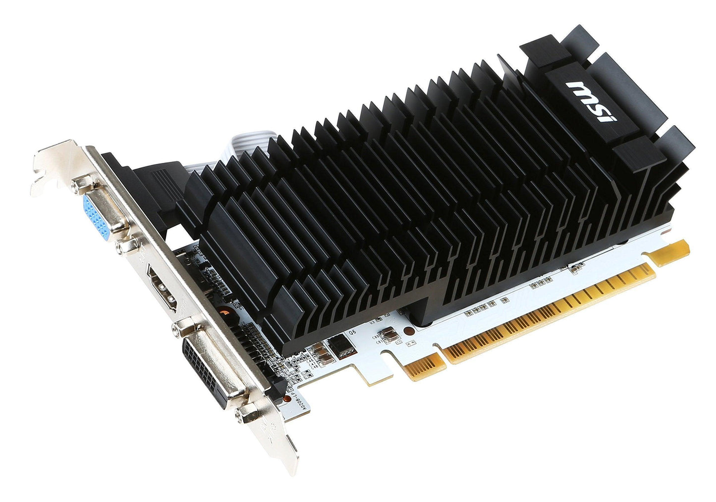 MSI GeForce ddr3_sdram GT 730 Kepler pci_e DDR3 2GB OC Low Profile DirectX 12 (N730K-2GD3H/LP) - Triveni World