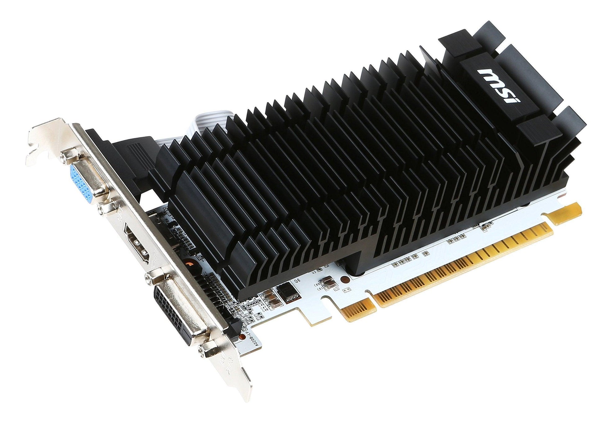 MSI GeForce ddr3_sdram GT 730 Kepler pci_e DDR3 2GB OC Low Profile DirectX 12 (N730K-2GD3H/LP) - Triveni World