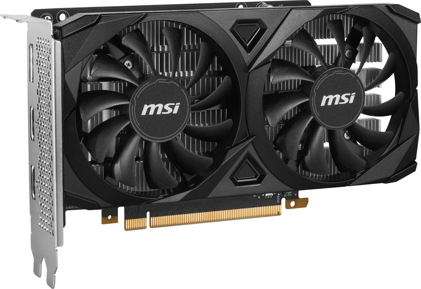 MSI Geforce RTX 3050 Ventus 2X 6G Oc pci_e Graphic Card - Nvidia Geforce RTX 3050 Gpu, 6Gb Gddr6 96-Bit Memory, 14 Gbps, Express 4 Interface, Up to 1492 Mhz, Dual Fan - Pcie - Triveni World