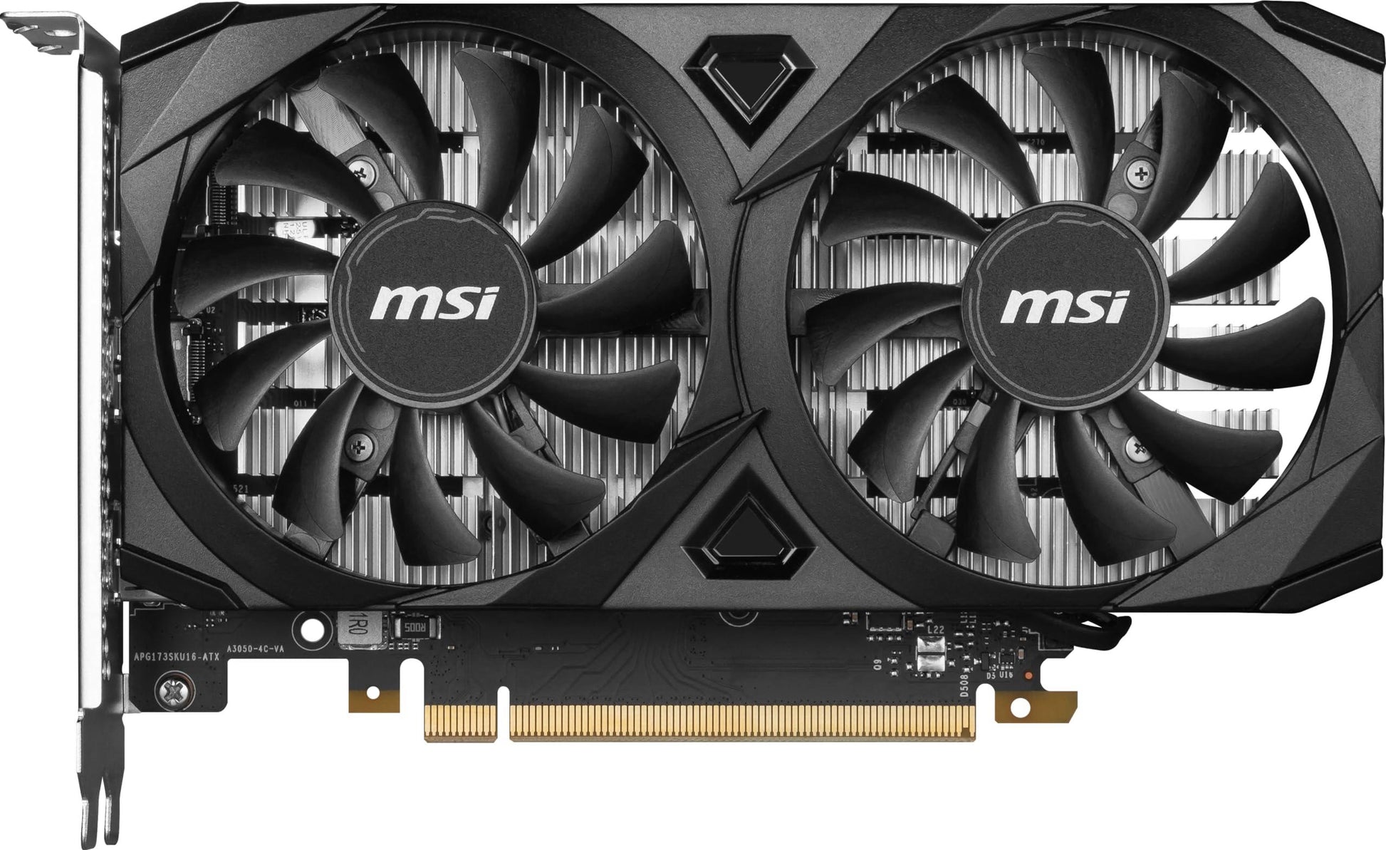 MSI Geforce RTX 3050 Ventus 2X 6G Oc pci_e Graphic Card - Nvidia Geforce RTX 3050 Gpu, 6Gb Gddr6 96-Bit Memory, 14 Gbps, Express 4 Interface, Up to 1492 Mhz, Dual Fan - Pcie - Triveni World