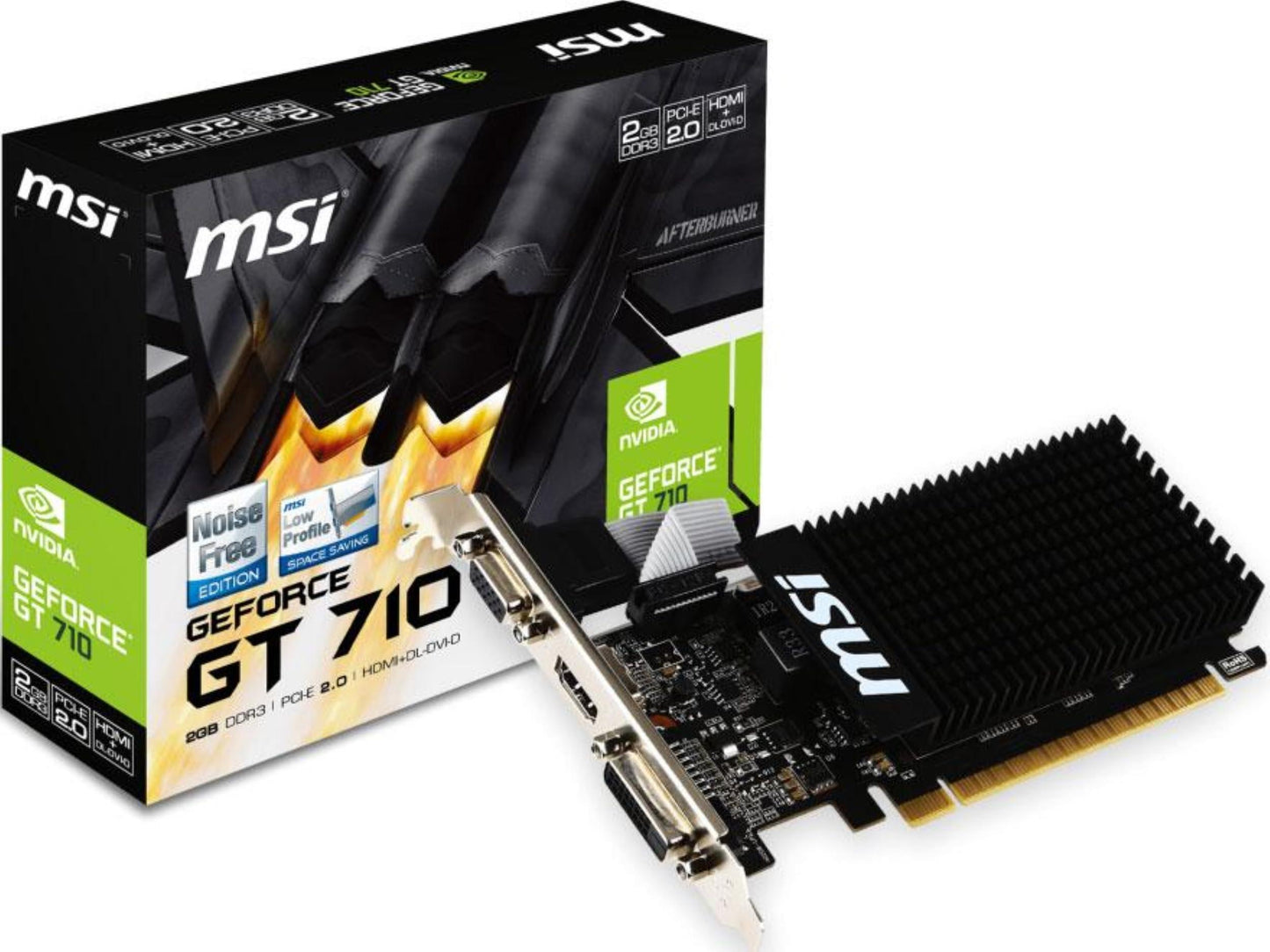 MSI GT 710 2 GB ddr3_sdram pci_e 2GD3H LP DDR3 Gaming Graphic Card - Triveni World